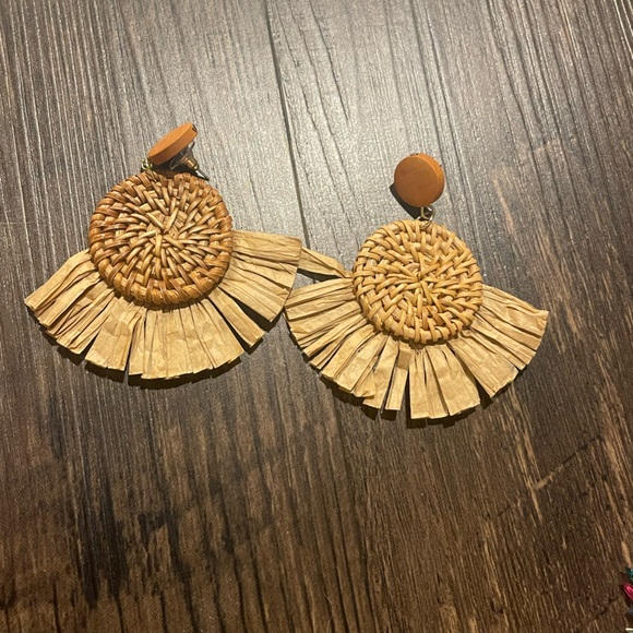Jewelry - Rattan Fringe Earrings 3/$20